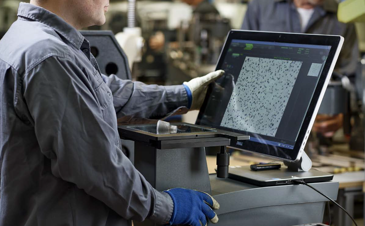 A – Struers Structure expert – product in use A - Struers Structure expert - product in use